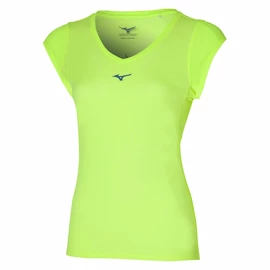 Dames T-shirt Mizuno Aero Tee Neolime