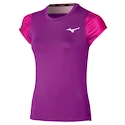 Dames T-shirt Mizuno  Charge Printed Tee  Purple Magic S