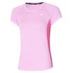 Dames T-shirt Mizuno  DryAeroFlow Tee Pink Lavender