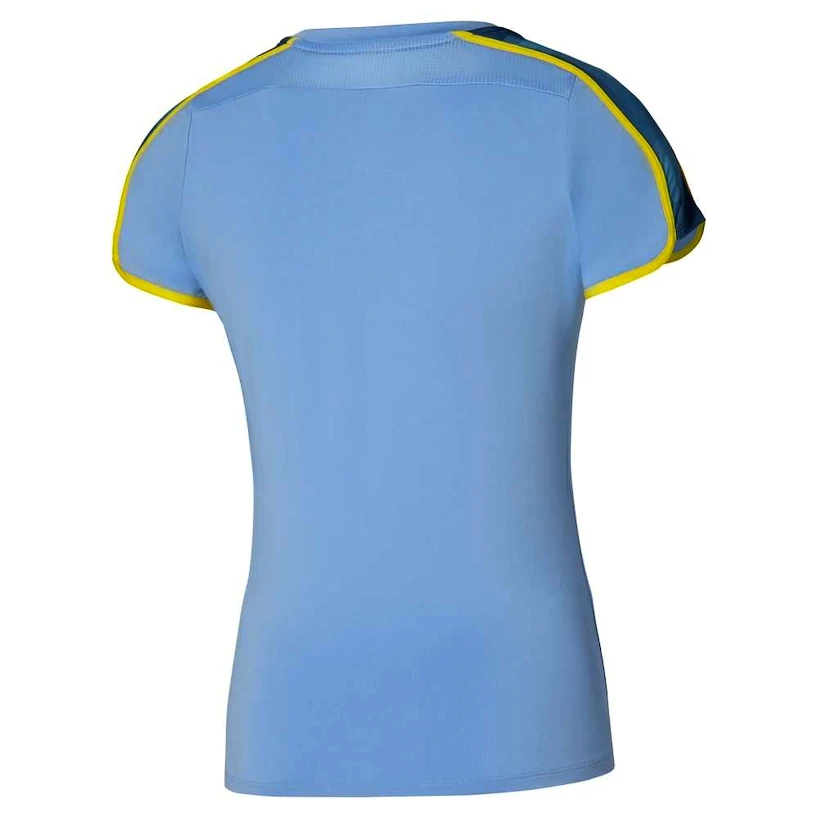 Dames T-shirt Mizuno  Frontier Tee  W Bel Air Blue