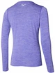 Dames T-shirt Mizuno Impulse Core LS Tee Simply Purple