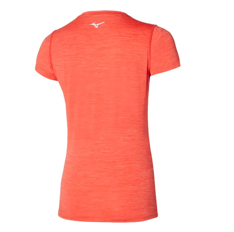Dames T-shirt Mizuno  Impulse Core Tee Living Coral  S