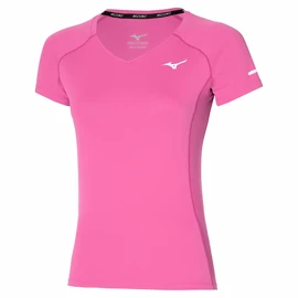 Dames T-shirt Mizuno Sun Protect Tee Wild Orchid