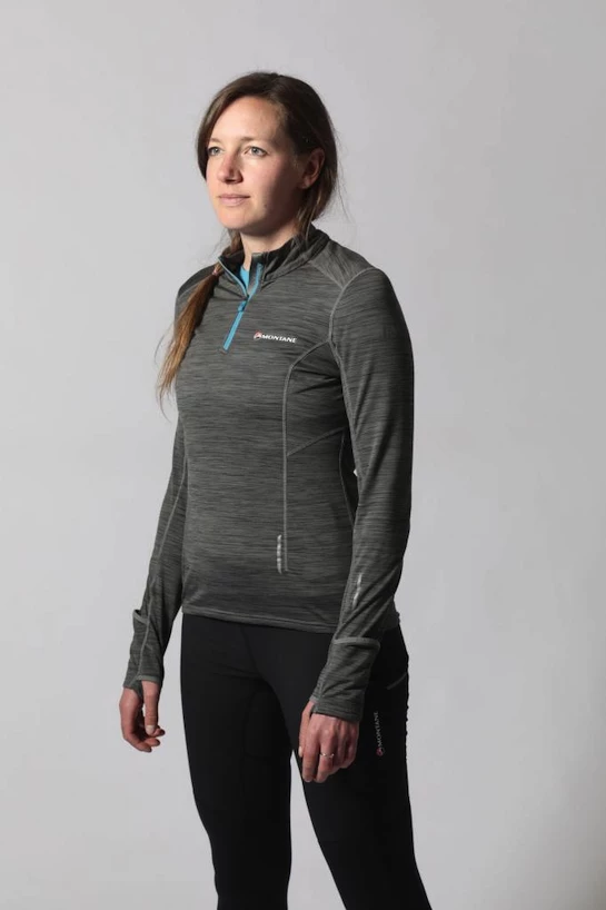 Dames T-shirt Montane  Katla Pull-On Stratus Grey M