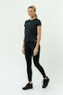 Dames T-shirt Nebbia  FIT Activewear T-Shirt “Airy” with Reflective Logo 438 black
