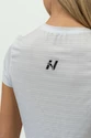 Dames T-shirt Nebbia  FIT Activewear T-Shirt “Airy” with Reflective Logo 438 white