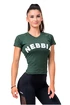 Dames T-shirt Nebbia Hero Hero 576 dark green