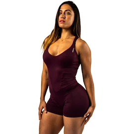 Dames T-shirt Nebbia STRONG BEAUTY Body-Enhancing Workout Jumpsuit 427 dark red