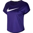 Dames T-shirt Nike  Swoosh Run Top SS Purple