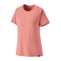 Dames T-shirt Patagonia  Cap Cool Daily Sunfade Pink