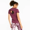 Dames T-shirt Puma Run 5K Logo Tee Grape Wine