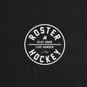 Dames T-shirt Roster Hockey  Play Hard Black