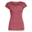 Dames T-shirt Salewa  Puez melange dry Mauvemood