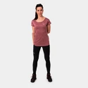 Dames T-shirt Salewa  Puez melange dry Mauvemood