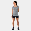 Dames T-shirt Salewa  Puez Melange Dry S/S Tee Rose Red Melange