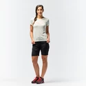 Dames T-shirt Salewa Solidlogo Dri-release White