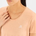 Dames T-shirt Salomon Agile SS Tee Sirocco