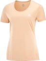 Dames T-shirt Salomon Agile SS Tee Sirocco