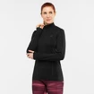 Dames T-shirt Salomon Comet Seamless HZ Black/Ebony