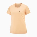 Dames T-shirt Salomon  Cross Rebel SS Tee Apricot Ice
