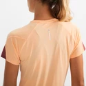 Dames T-shirt Salomon  Cross Run SS Tee Apricot Ice