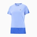 Dames T-shirt Salomon Cross Run SS Tee Provence