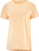 Dames T-shirt Salomon Outline Summer SS Tee Apricot Ice