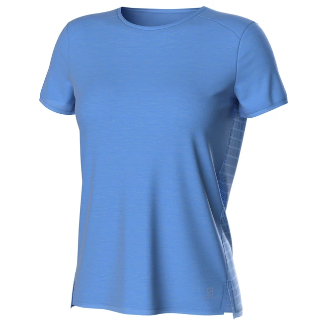 Dames T-shirt Salomon  Outline Summer SS Tee Provence