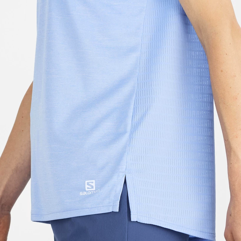 Dames T-shirt Salomon  Outline Summer SS Tee Provence