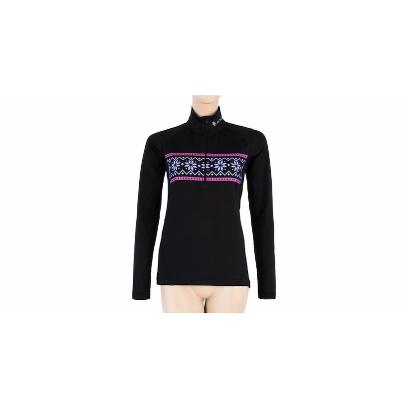 Dames T-shirt Sensor  Coolmax Thermo FZ LS Black S