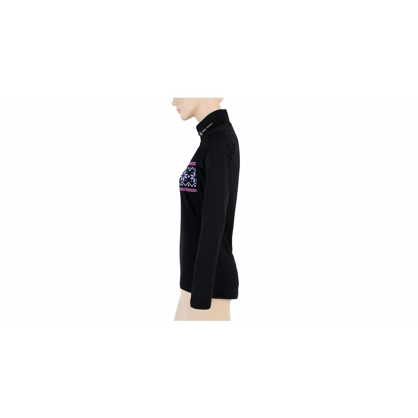 Dames T-shirt Sensor  Coolmax Thermo FZ LS Black S