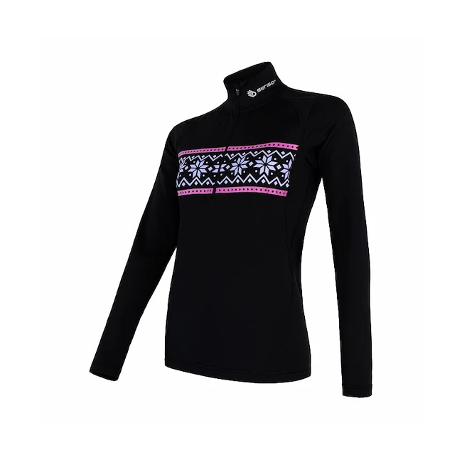 Dames T-shirt Sensor  Coolmax Thermo FZ LS Black S