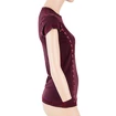 Dames T-shirt Sensor  Merino Air Port Red
