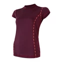 Dames T-shirt Sensor  Merino Air Port Red