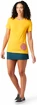 Dames T-shirt Smartwool Merino Sport 150 Crankset Short Sleeve Mango Sorbet