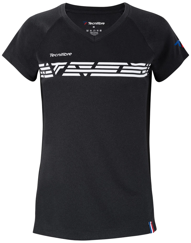 Dames T-shirt Tecnifibre  F2 Airmesh Black 2020