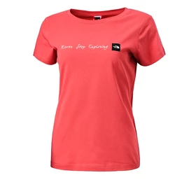 Dames T-shirt The North Face S/S NeverStopExploring Tee Slate Rose