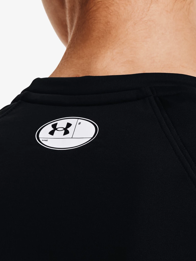 Dames T-shirt Under Armour  Authentics Crew-BLK
