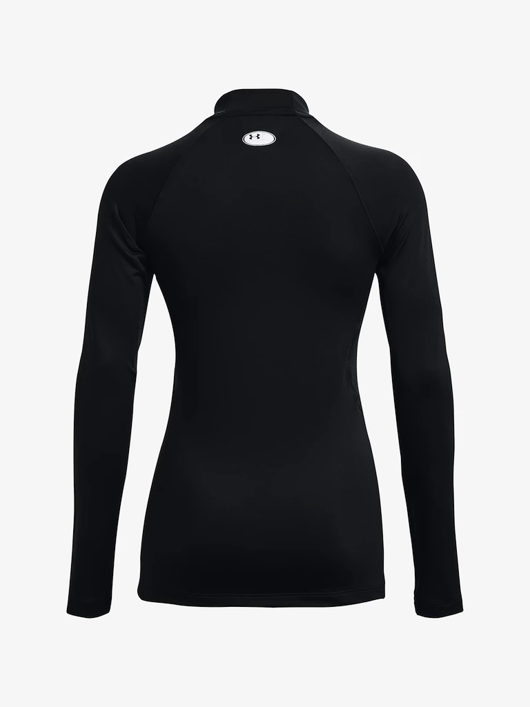 Dames T-shirt Under Armour ColdGear Authentics Mockneck-BLK