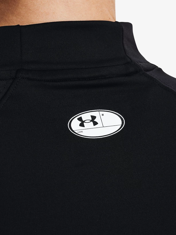 Dames T-shirt Under Armour ColdGear Authentics Mockneck-BLK