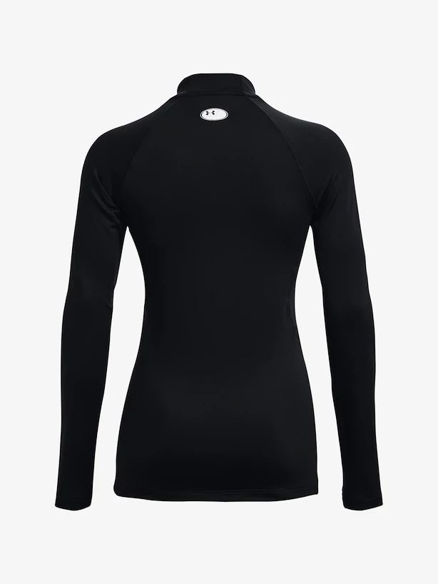 Dames T-shirt Under Armour ColdGear Authentics Mockneck-BLK