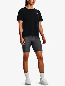 Dames T-shirt Under Armour  Esential Cttn Stretch Tee-BLK