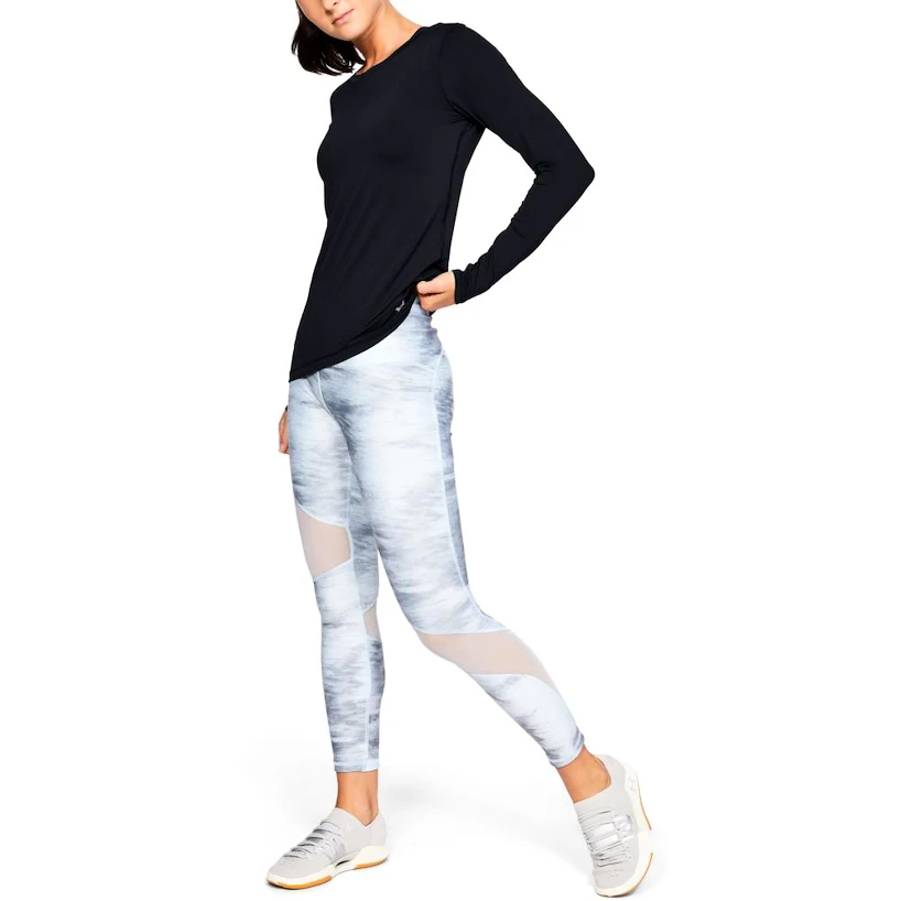 Dames T-shirt Under Armour HeatGear Long Sleeve Black XS