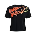 Dames T-shirt Under Armour  Live Chroma Graphic Tee-BLK