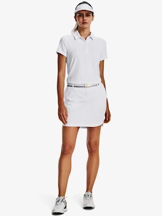 Dames T-shirt Under Armour  Playoff SS Polo-WHT S