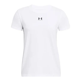 Dames T-shirt Under Armour Rival Core SS White