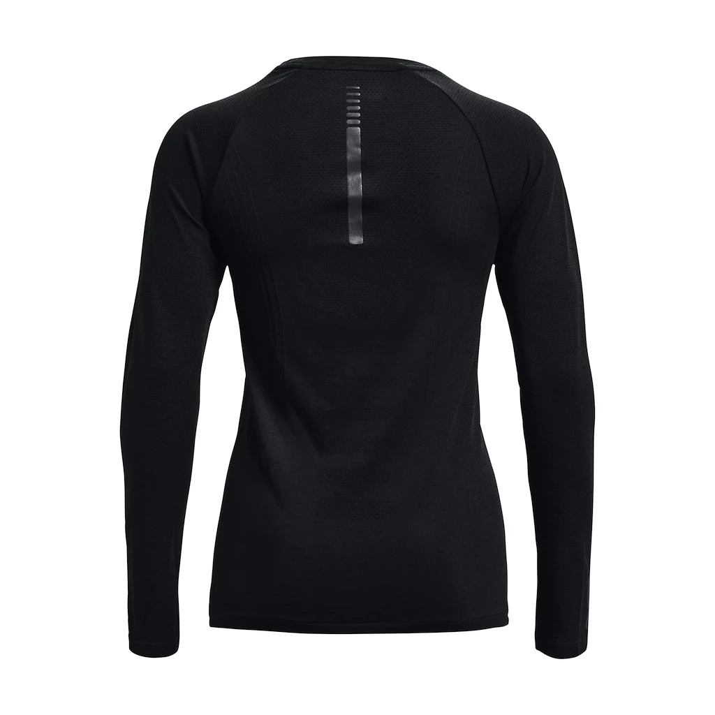 Dames T-shirt Under Armour  Seamless Run LS-BLK