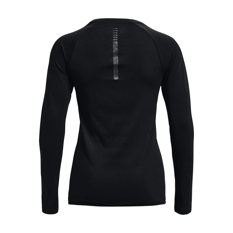 Dames T-shirt Under Armour  Seamless Run LS-BLK