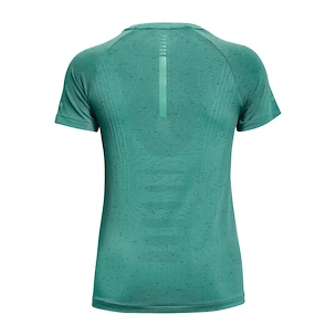 Dames T-shirt Under Armour  Seamless Run SS-GRN