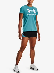 Dames T-shirt Under Armour  SPORTSTYLE LOGO SS-BLU S